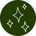 Icon with diamond pattern