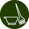 Icon with color bowl & brush