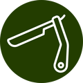Icon with hair razor image