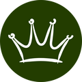 Icon with line drawn crown